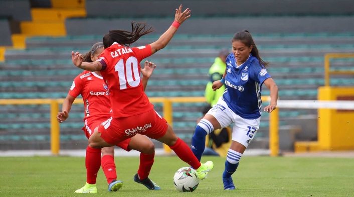 Millonarios vs América - Liga femenina