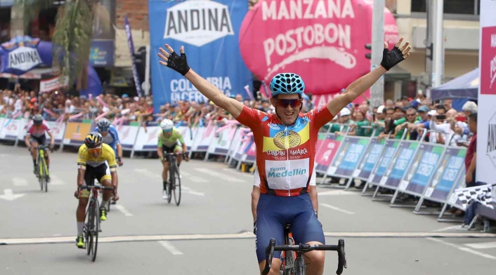 Óscar Sevilla, líder Clásico RCN - Etapa 2