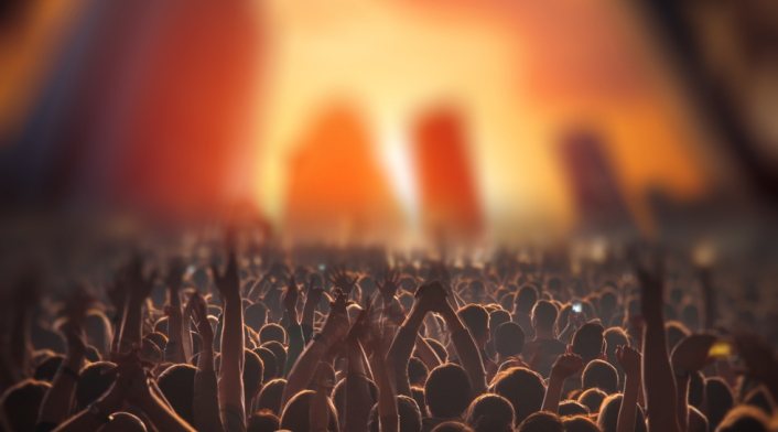 Personas en concierto - Eventos musicales