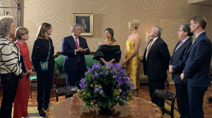 Ivanka Trump en la Casa de Nariño
