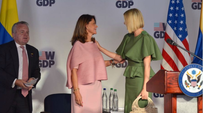 Bolso que usó Ivanka Trump en Colombia