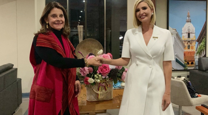 Regalo de Marta Lucía a Ivanka Trump en Colombia