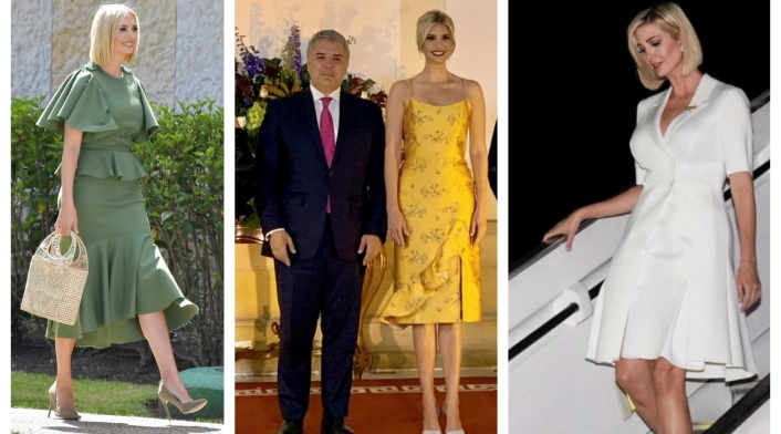 Así vistió Ivanka Trump en Colombia
