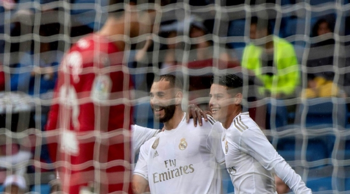James Rodríguez, titular con el Real Madrid James Rodríguez, titular con el Real Madrid