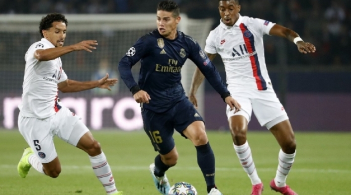 James Rodríguez, Real Madrid ante PSG