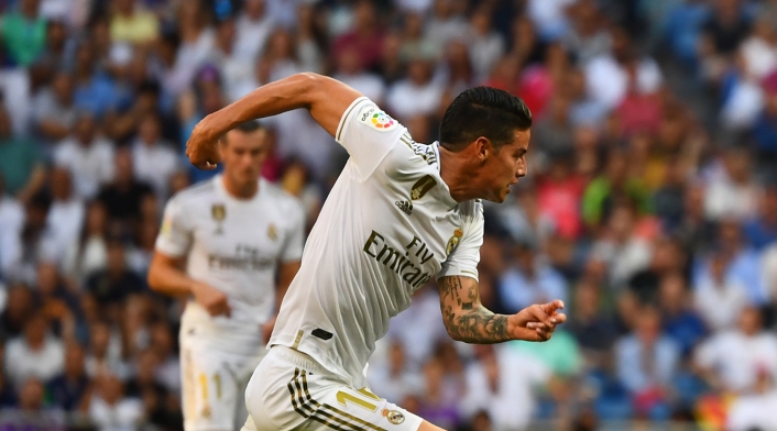 James Rodríguez, futbolista colombiano al servicio de Real Madrid James Rodríguez, futbolista colombiano al servicio de Real Madrid