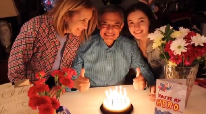 José José, esposa e hija