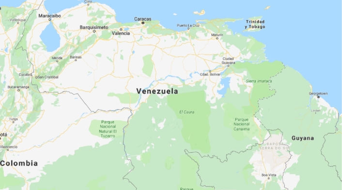 Mapa de Venezuela