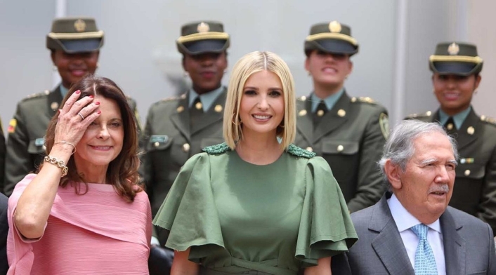 Marta Lucía Ramírez, Ivanka Trump y Guillermo Botero