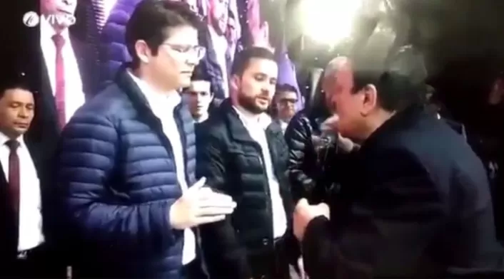 Miguel Uribe Turbay ante la comunidad cristiana.
