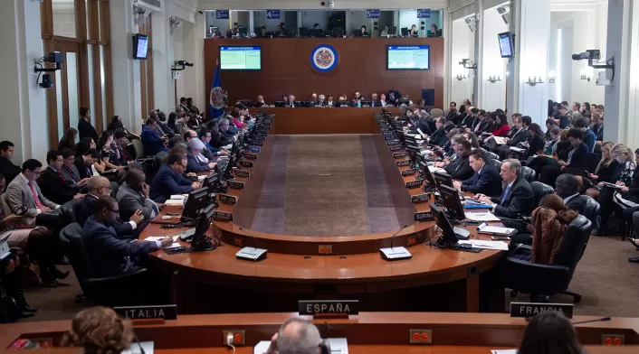 La sede de la OEA en Washington (Estados Unidos)