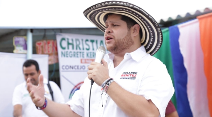 Orlando Benítez, gobernador de Córdoba