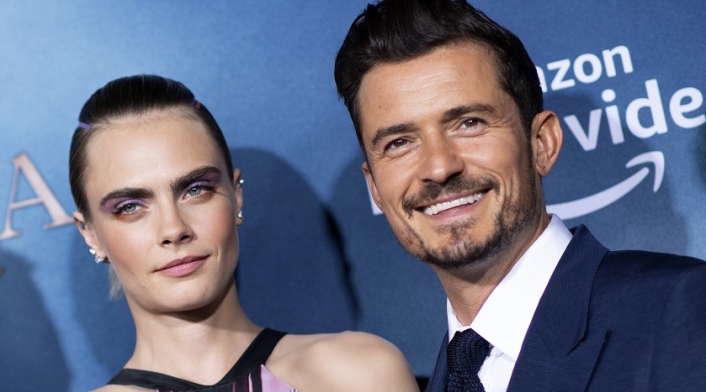 Cara Delevingne y Orlando Bloom