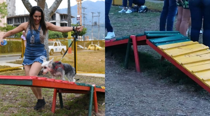 Parque público para mascotas, en Ibagué.