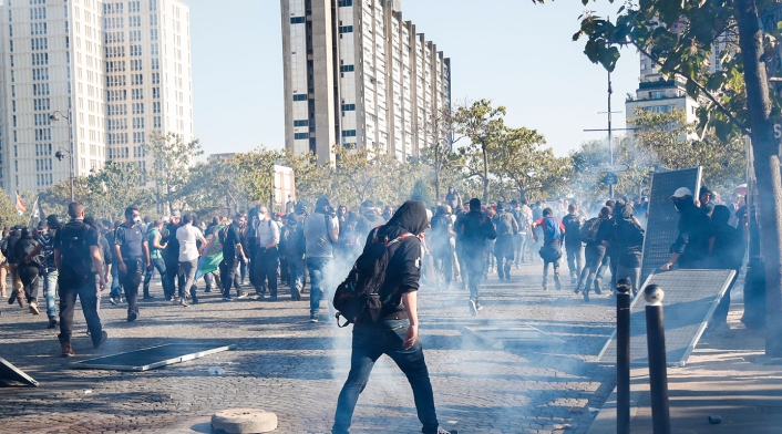 Protestas en Paris