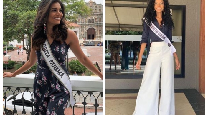 Miss Panamá y Miss República Dominicana