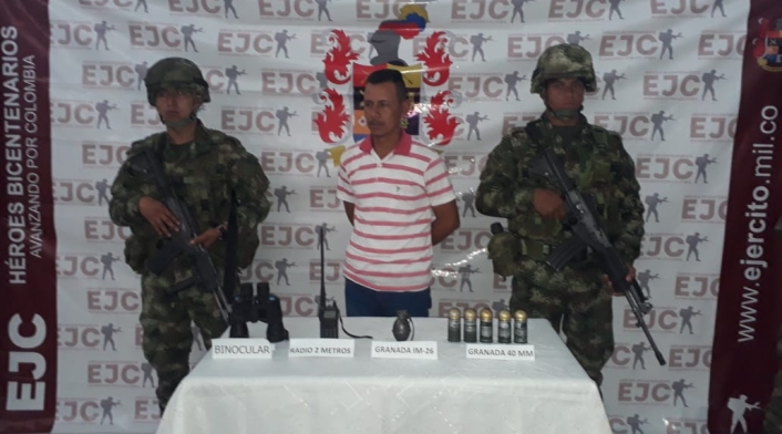 Capturado alias 'Tulio', disidente de las Farc responsable de atentado en Arauca