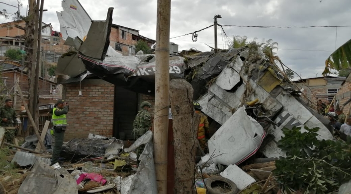 Accidente avioneta Popayán