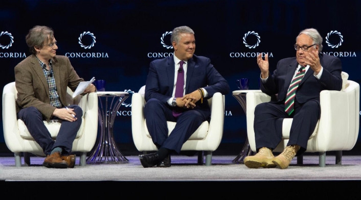 Presidente Duque en conversatorio en Nueva York