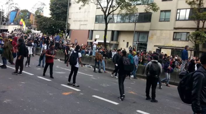 Protestas en la Universidad Distrital