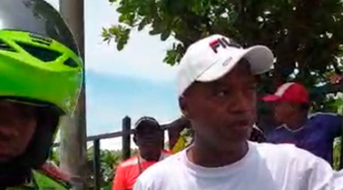 Wilman Herrera Imitola, candidato a la Alcaldía de Cartagena, tras ser sancionado por la Policía