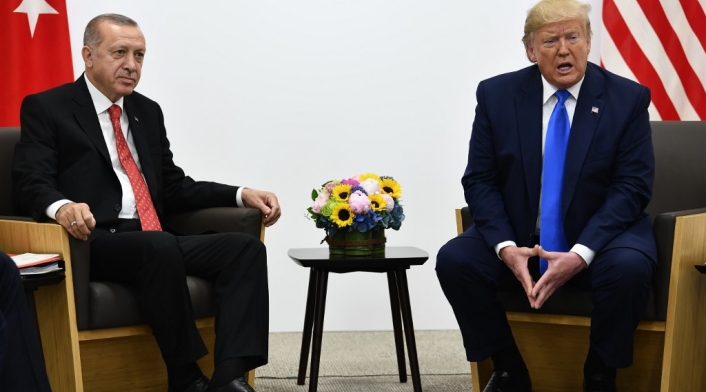 Recep Tayyip Erdogan, presidente turco, y su par estadounidense, Donald Trump