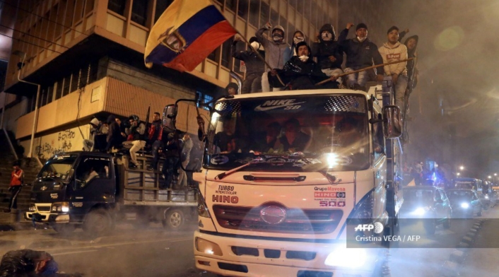 Protestas en Ecuador