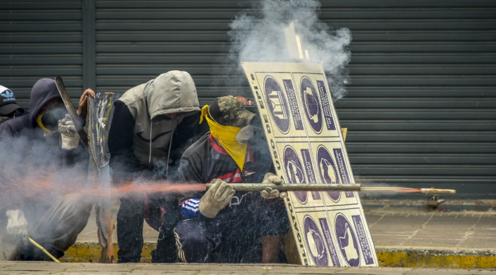 Violentas protestas en Ecuador Violentas protestas en Ecuador