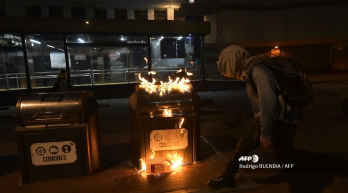 Violentas protestas en Ecuador