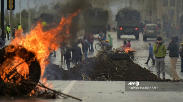 Violentas protestas en Ecuador