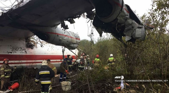 Accidente de avión en Ucrania