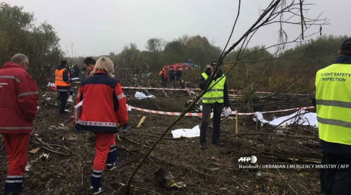 Accidente de avión en Ucrania