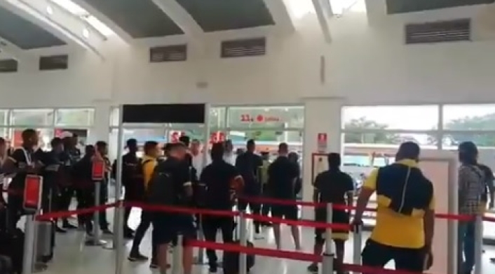 El hecho de intolerancia se presentó en el Aeropuerto Internacional Palonegro