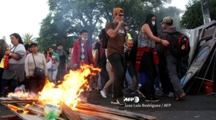 Manifestaciones en Bolivia