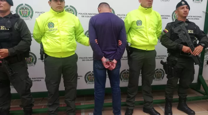 Fue capturado en un centro comercial de Floridablanca