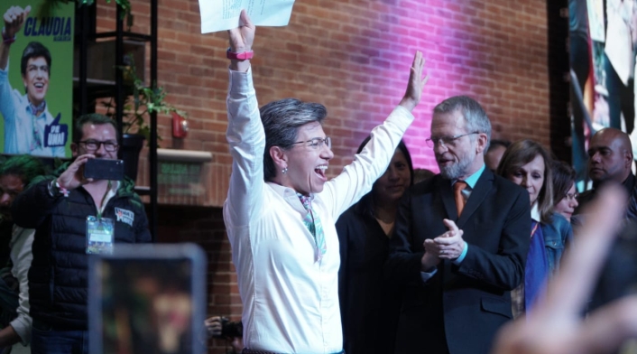 Claudia López, alcaldesa electa de Bogotá