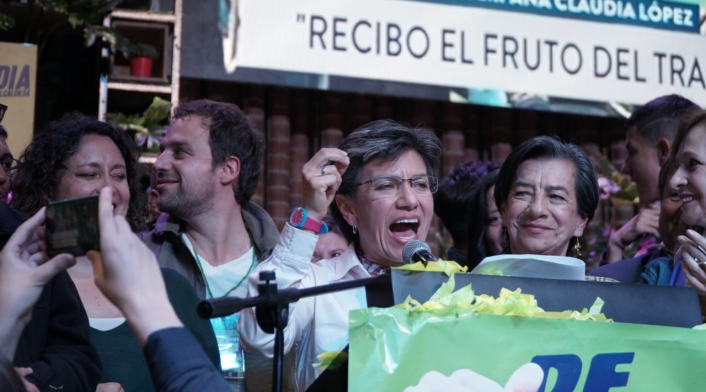 Claudia López, alcaldesa electa de Bogotá
