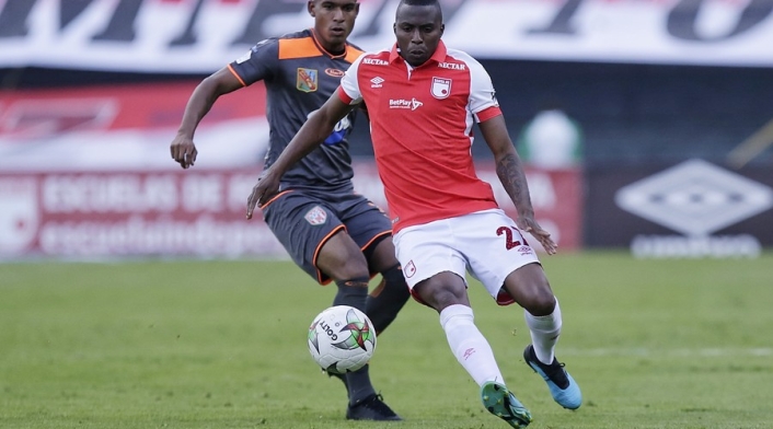 Maicol Balanta, delantero de Santa Fe