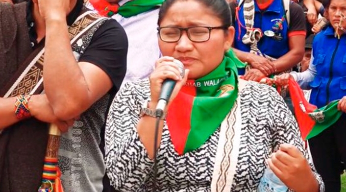 Cristina Taquinas Bautista, líder indígena asesinada