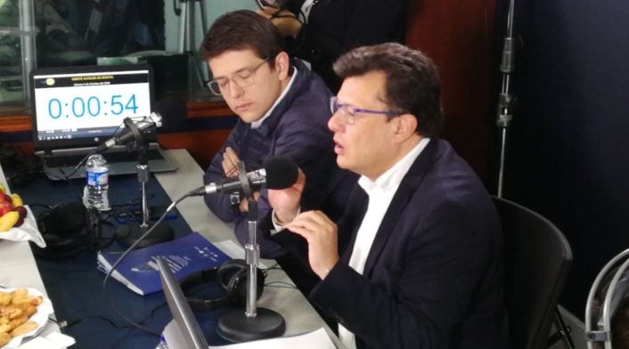 Miguel Uribe Turbay y Hollman Morris en el Debate Inteligente.