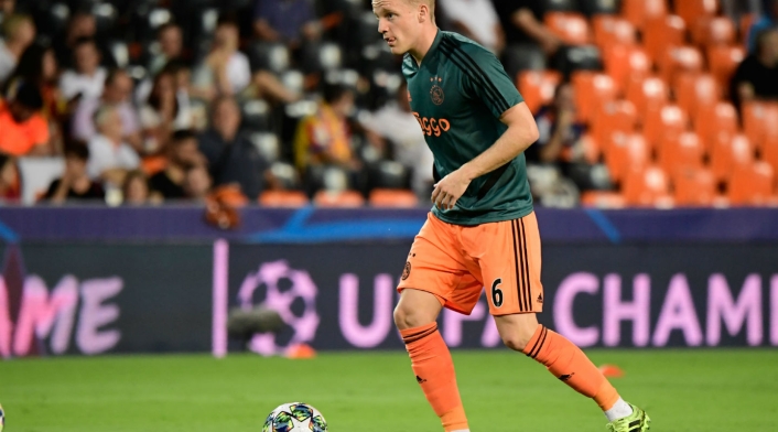 Donny van de Beek, jugador del Ajax Donny van de Beek, jugador del Ajax