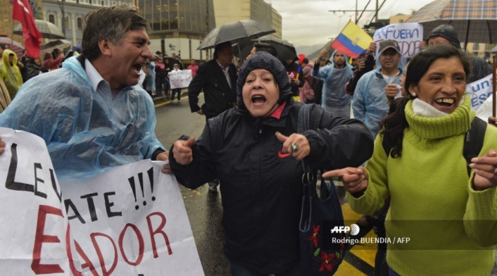 Protestas en Ecuador por aumento de la gasolina Protestas en Ecuador por aumento de la gasolina