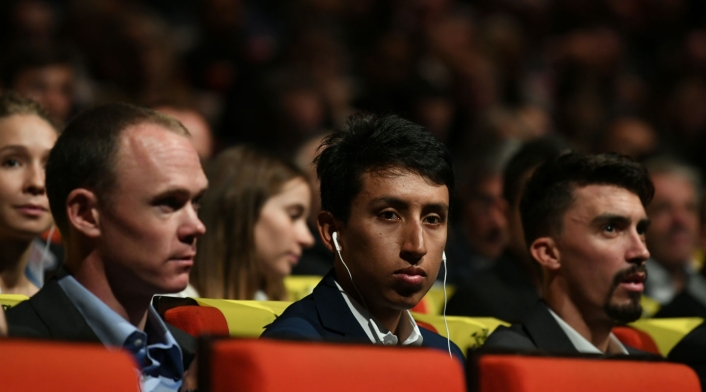 Egan Bernal en presentación del Tour de Francia 2020 Egan Bernal en presentación del Tour de Francia 2020