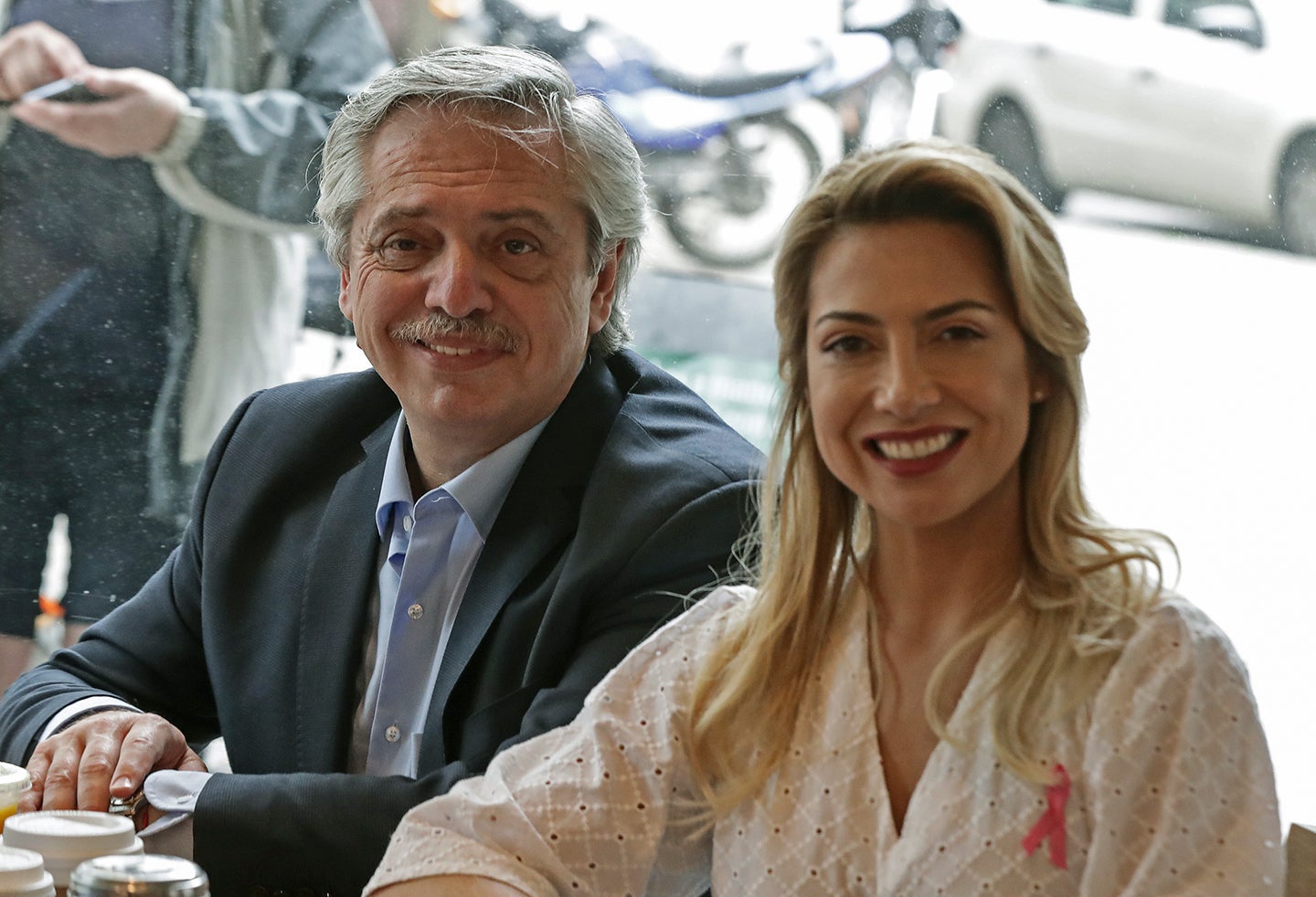Alberto Fernández y Fabiola Yáñez