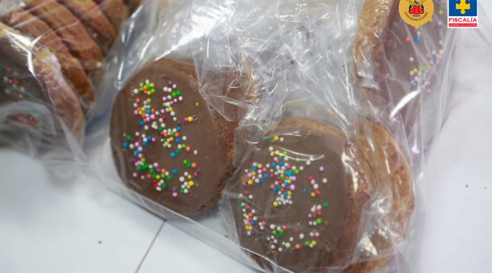 Las galletas hechas con marihuana y descubiertas por la Fiscalía