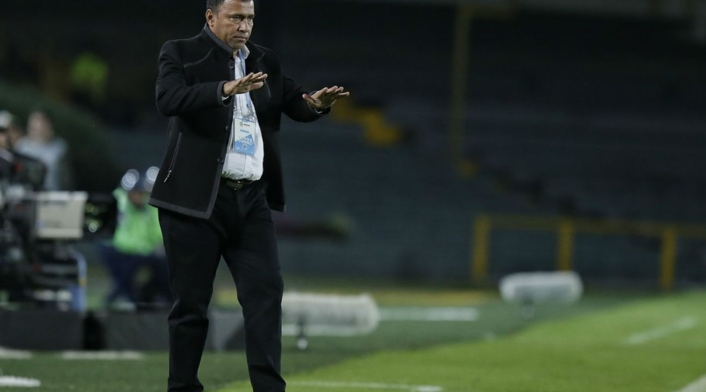 Hárold Rivera, técnico de Santa Fe Hárold Rivera, técnico de Santa Fe
