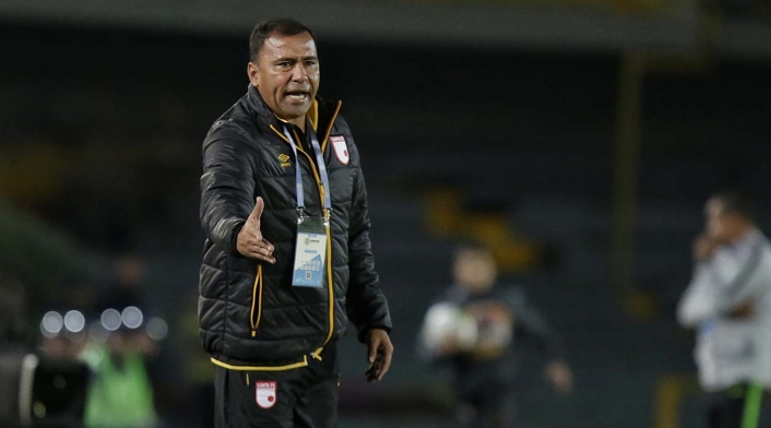 Hárold Rivera, técnico de Santa Fe