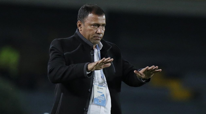 Hárold Rivera, técnico de Santa Fe