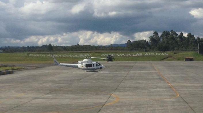 Helicóptero que llevó al papa Francisco