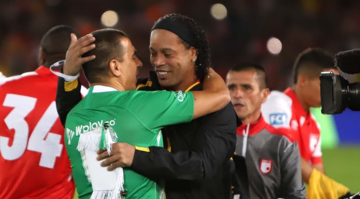 Ronaldinho en Colombia